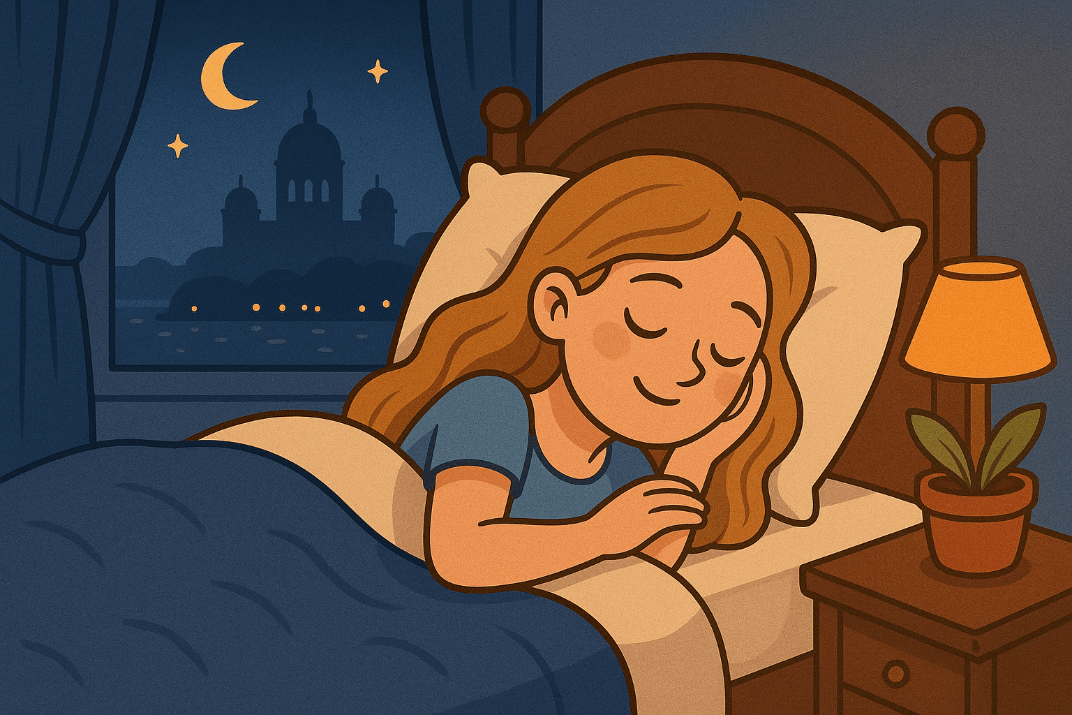 Finnish girl sleeping